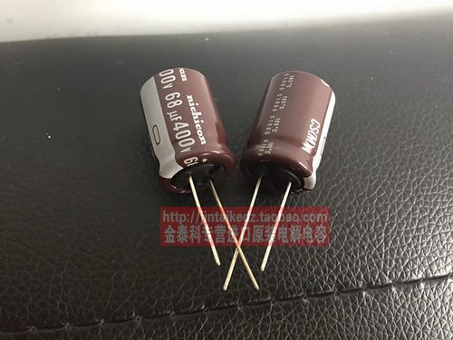 尼吉康400V68UF 18X25 CS高频长寿命 棕色105度 电解电容NICHICON