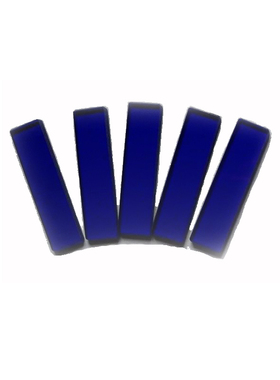 QB5 蓝色滤光片 420nm 带通滤光片 光学蓝色玻璃滤波片 35*9*2mm