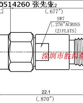 SWAT-40-03 DC-40GHz 3dB 1W 2.92mm 射频微波同轴固定衰减器