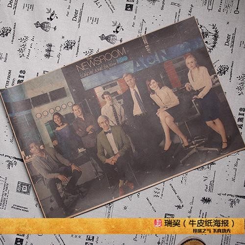新闻编辑室海报经典美剧the newsroom 杰夫丹尼尔斯 hbo剧集挂图