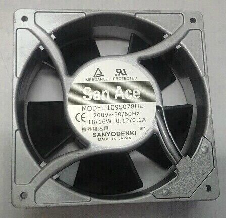 109S078UL AC200V 原装山洋 120*120*38MM 铝框交流风