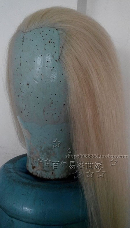 白色头套手工制作仿古仿真发