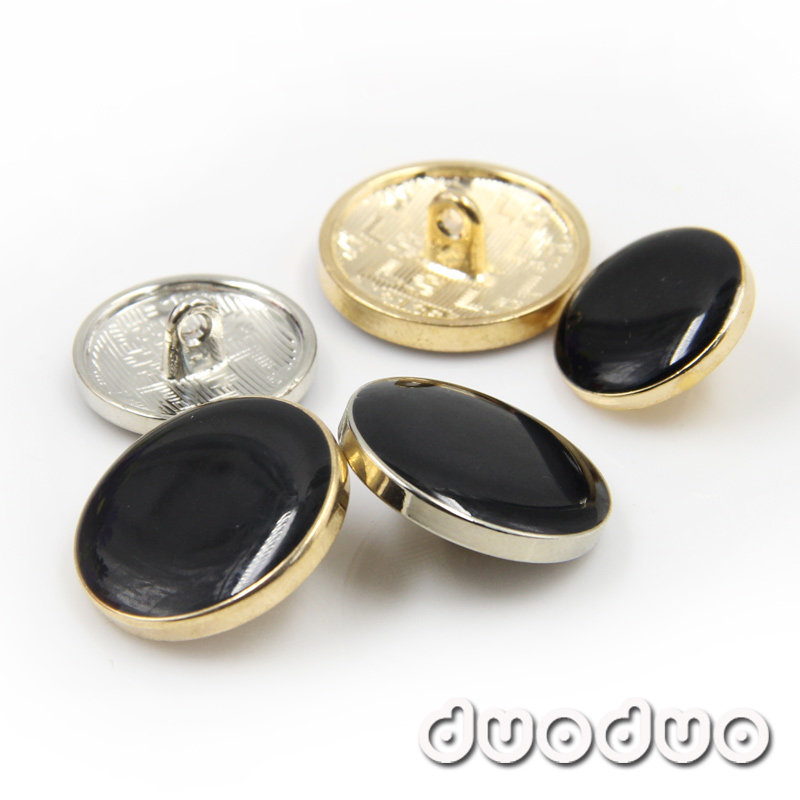 高档纽扣 金边银边黑色金属钮扣 经典休闲装外套西装扣子 15-23mm,居家布艺,纽扣,淘宝优惠券,粉丝福利购,淘宝优惠卷
