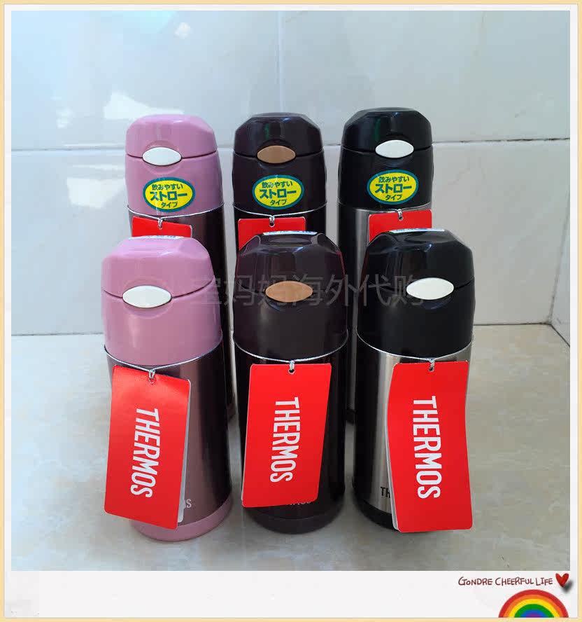 2015款日本THERMOS/膳魔师儿童/老人/产孕妇/成人/吸管/保温杯