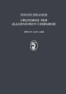 【预订】Grundriss Der Allgemeinen Chirurgie