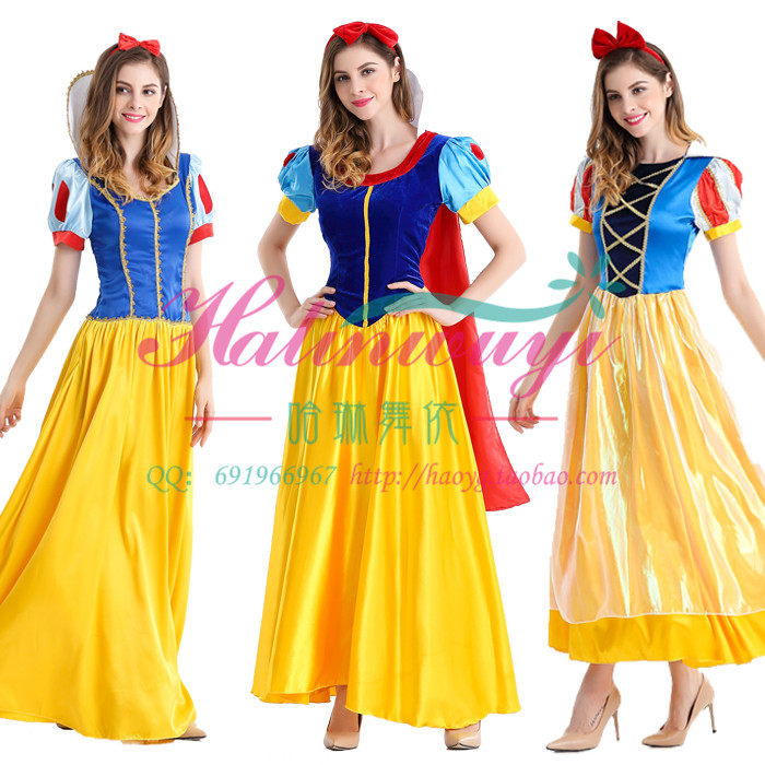 演出cosplay化妆舞会白雪公主裙