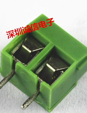 螺钉式KF126-2P 绿接线柱 5.08MM接线端子 250V/8A 十字螺丝现货