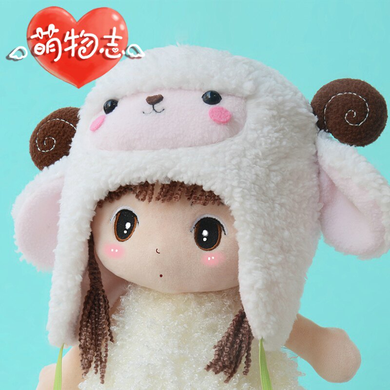 萌物志手工布艺diy材料包 免裁剪 可爱羊宝宝帽子 羊羔绒面料