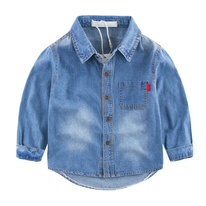 Chemise garcon à manche longue - Ref 2081801 Image 1