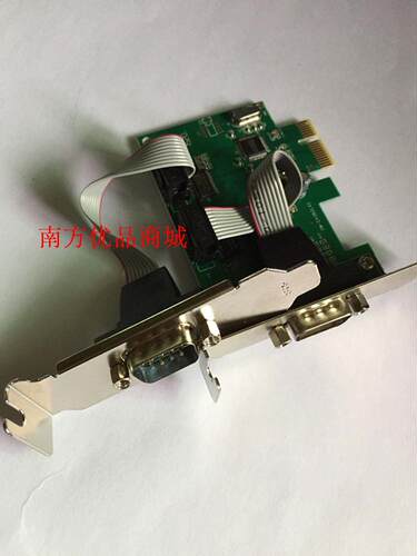 PCIE台式机COM口扩展卡支持戴尔惠普小机箱半高挡板PCI-E转串口卡
