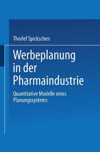 【预售】Werbeplanung in Der Pharmaindustrie: Quantitat...