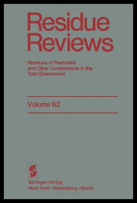 【预售】Residue Reviews: Residues of Pesticide