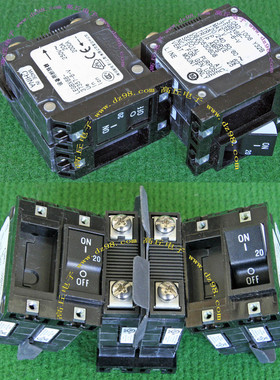 备用件 美国 AIRPAX埃伯斯 AC250V 20A 双路高灵敏断路开关 库存