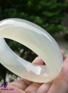 原色通透加宽加厚玛瑙手镯