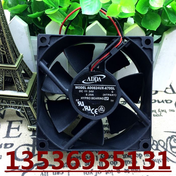 ADDA 8025 24V 0.29A AD0824UX-A70GL 8CM/厘米变频器散热风扇