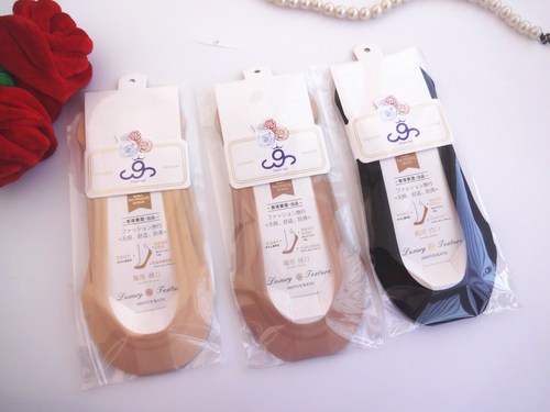 袜子女冰丝全隐形浅口硅胶袜底