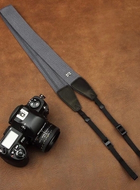 cam-in防滑单反数码照相机背带 微单摄影肩带通用型 灰色cam1202A