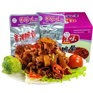 伍滋味 麻辣香辣脆脆骨 口口脆 休闲零食小吃30包*15克