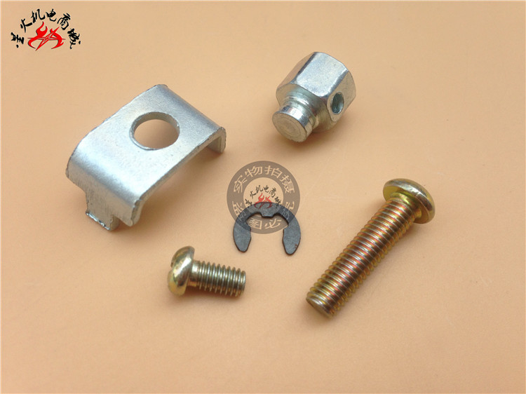 汽油微耕机动力168F170FGX160调速支架压线板 远程油门接线5件套