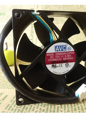 原装AVC8025 12V0.35A 8CM/厘米 大风量机箱 CPU风扇 DS08025R12U
