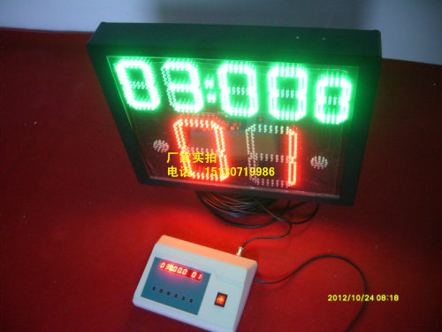 新标准24秒显示器五位 厂家包邮 篮球比赛裁判四面计时器有线无线