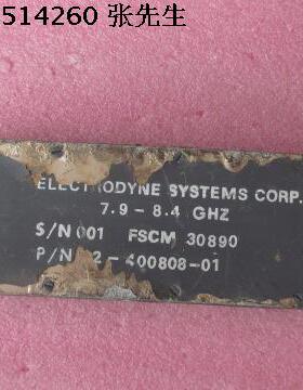 7.9-8.4GHz 射频微波控制器件 SMA  2-400808-01