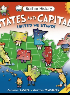 【预售】Basher History: U.S. States and Capitals