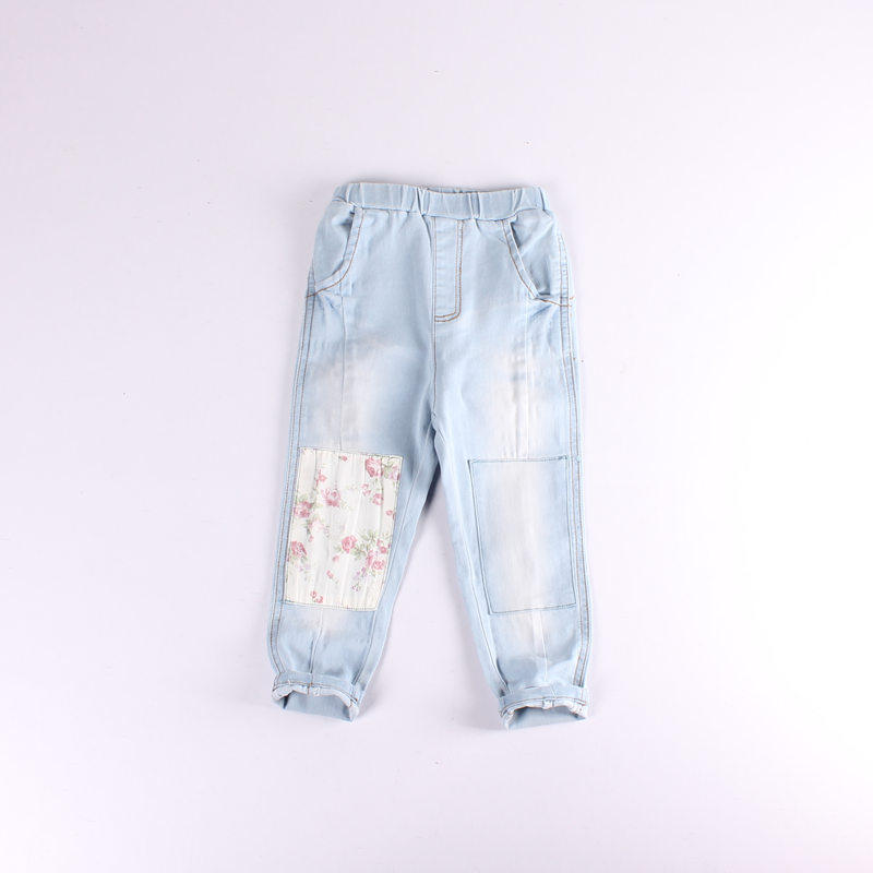 Pantalon fille xm03030n36 en toile - Ref 2062413 Image 1