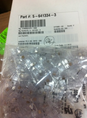 5-641334-3 泰科/安普 TE/AMP 原装正品连接器 接插件 现货期货