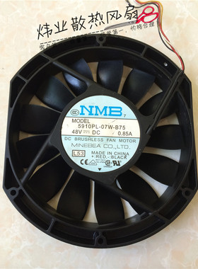 NMB 17025 48V 0.85A 17CM厚度2.5cm机箱散热风扇 5910PL-07W-B75