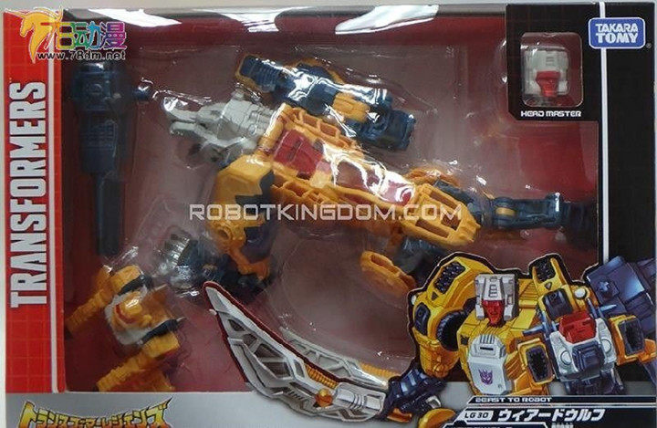 【孩仕宝】玩具模型 变形金刚 idw 泰坦归来 头领战士 lg30 人狼