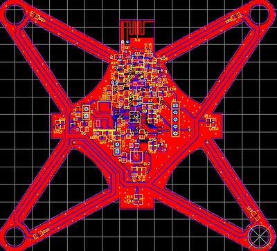 四轴飞行器原理图pcb STM32F103T8U6 MPU6050 SI2303 NRF24L01