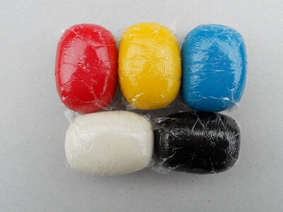 传统面塑泥面团面人泥5色儿童