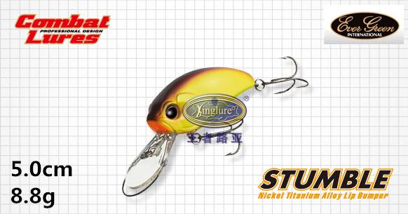 日本 EVERGREEN Combat Crank Stumble 8.8克 小胖 路亚饵 硬饵