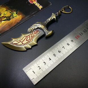 现货 魔兽世界争霸兵器模型刀扣 网游周边挂件 儿童玩具 学生礼物