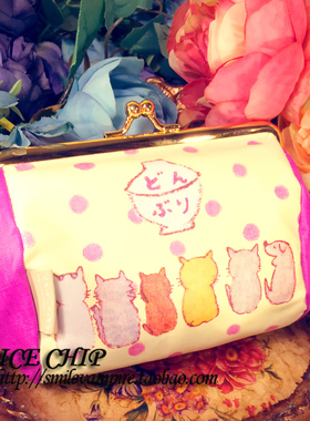 出口日本 可爱卡通零钱包 便携化妆包小卡包 笔袋洗漱包中包内胆