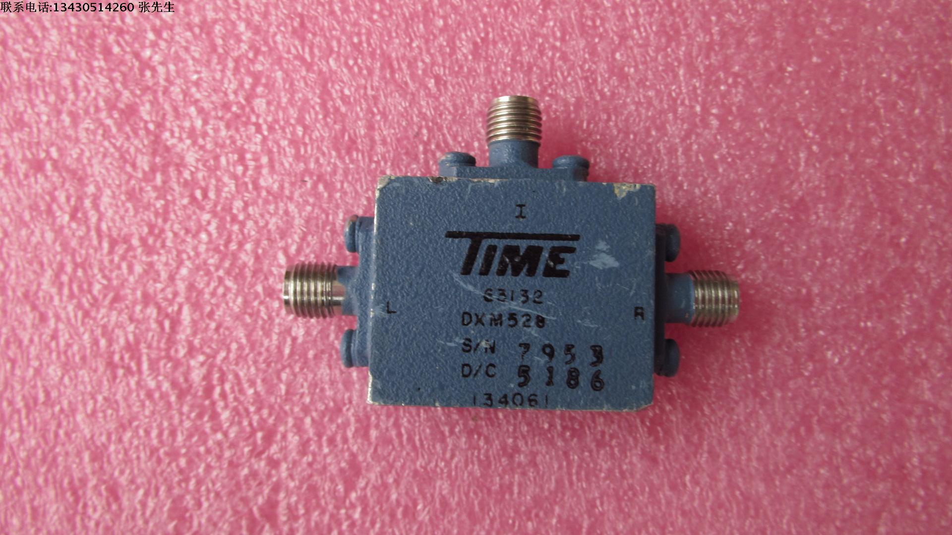 美国TIME DXM528  MIXER 2-18GHz SMA接头 射频微波同轴高频 双平衡混频器 Double Balanced Mixer RF: 2 to 18 GHz LO: 2 to 18GHz IF: DC to 2 GHz LO: Power +10-13dBm 接头：S