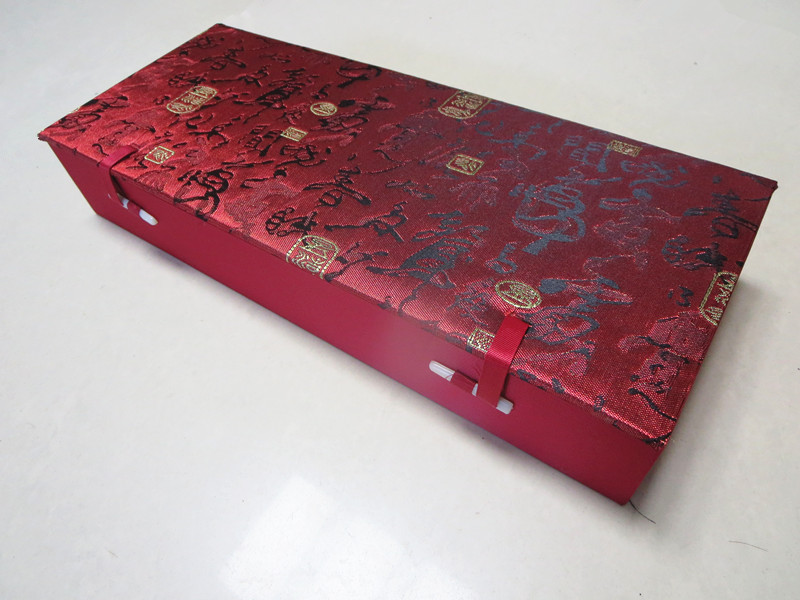 高档锦盒镇尺盒镇纸筷子扇子车挂相框书籍摆件工艺礼品包装盒定做