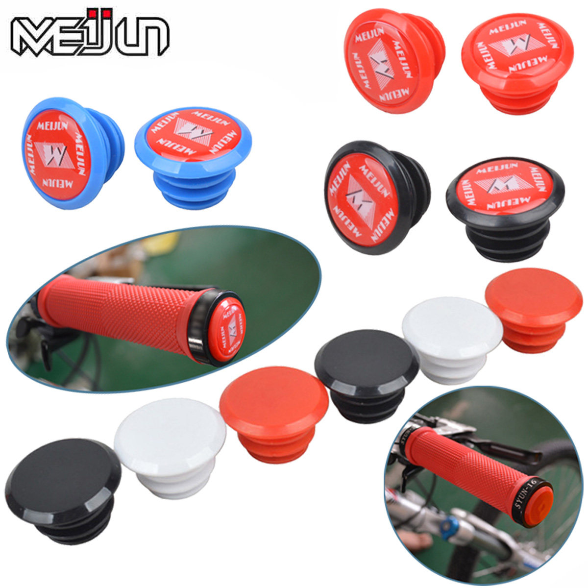 Poignées de vélo MEIJUN - Ref 2338903 Image 1