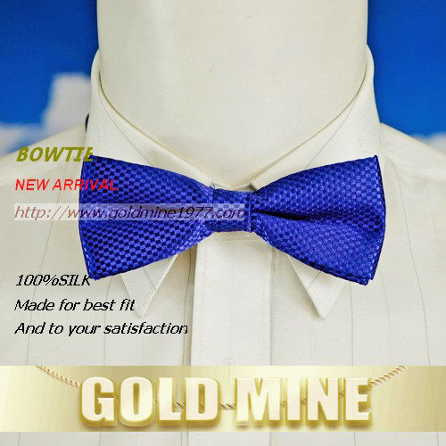 星曌●韩版纯蓝色控商务丝质领结男士领花宴会结婚礼服领结lj1234