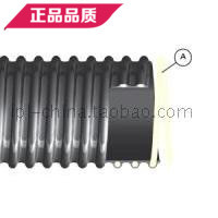 供应EO浅灰色塑料防震硬质螺旋加强空调充气空气气体真空工业软管