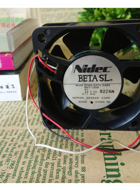 Nidec 6020 6CM 24V 静音 D06G-24TH04BS 变频器/电源风扇 0.11a