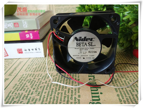 Nidec 6020 6CM 24V 静音 D06G-24TH04BS 变频器/电源风扇 0.11a