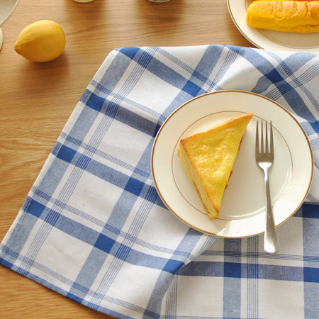 复古格子全棉餐布 美式乡村花纹餐布餐垫 盖布美食烘焙拍照背景布