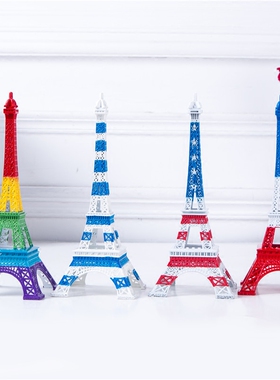 欧式风巴黎埃菲尔铁塔桌面摆件