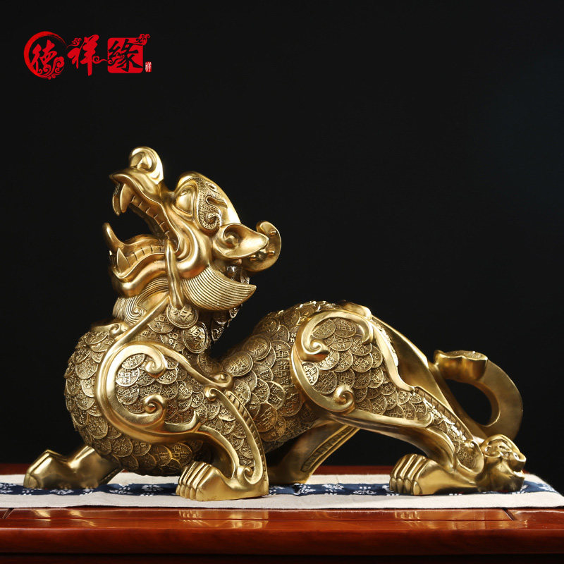 开光铜貔貅摆件