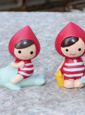 日本树脂微景观摆件