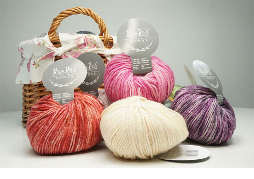 段染中粗羊毛线Filofilu油画段染