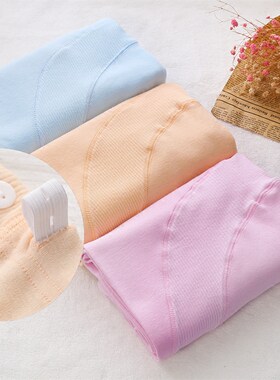 纯棉托腹哺乳衣月子服调节秋裤