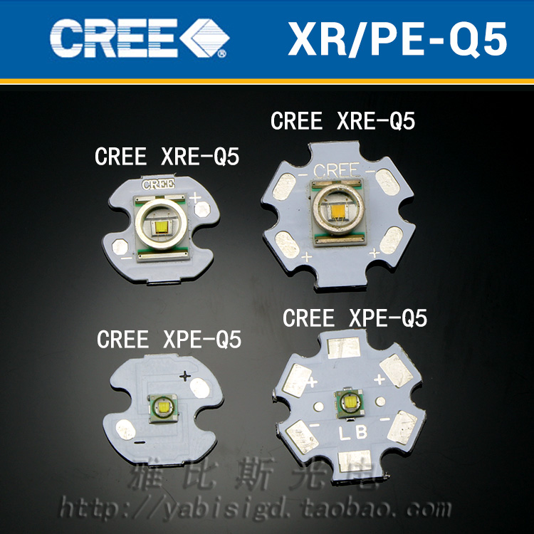 ÃÀ¹úCree XPE XRE Q5Ç¿¹âÊÖµçͲµÆÅÝ/µÆÖé/µÆÐ¾14 16 20mmÂÁ»ù°å
